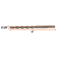 Broca para concreto, 3/8 x 6' - BCT-3/8X6 / 11224 Broca para concreto, 3/8 x 6' - BCT-3/8X6 / 11224