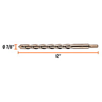 Broca para concreto, 7/8 x 12' - BCT-7/8X12 / 11251 Broca para concreto, 7/8 x 12' - BCT-7/8X12 / 11251