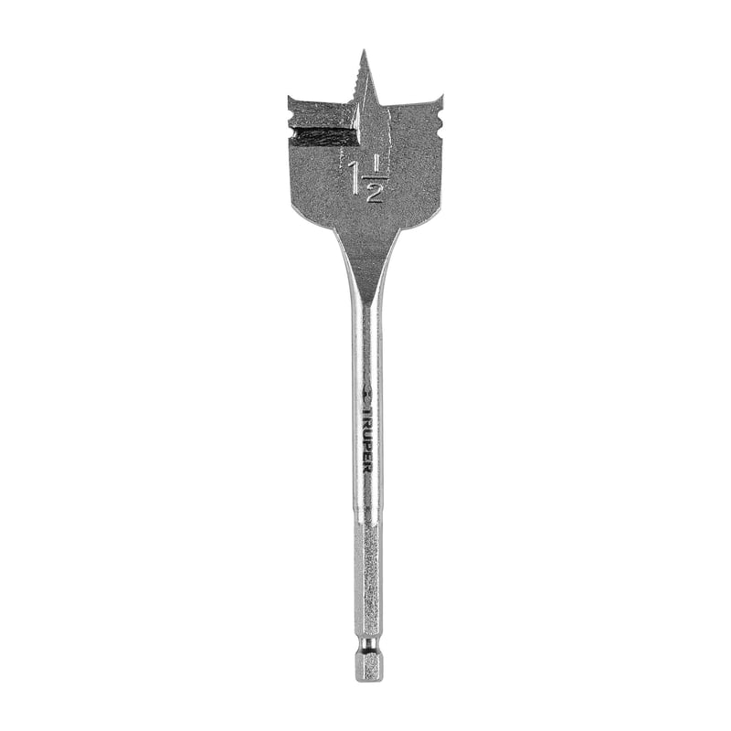 Broca plana de manita, 1-1/2' , Truper - BPT-1-1/2 / 11393 Broca plana de manita, 1-1/2' , Truper - BPT-1-1/2 / 11393