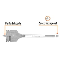 Broca plana de manita, 1-1/4' , Truper - BPT-1-1/4 / 11390
