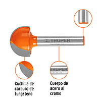 Broca para router, media caña, 3/4' - BROU-MC3/4 / 11463 Broca para router, media caña, 3/4' - BROU-MC3/4 / 11463