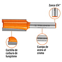Broca para router, recta 2 filos, 1/2' - BROU-R2-1/2 / 11456 Broca para router, recta 2 filos, 1/2' - BROU-R2-1/2 / 11456