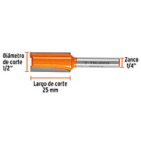 Broca para router, recta 2 filos, 1/2' - BROU-R2-1/2 / 11456 Broca para router, recta 2 filos, 1/2' - BROU-R2-1/2 / 11456