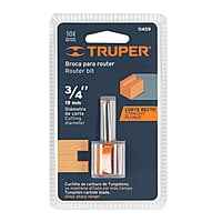 Broca para router, recta 2 filos, 3/4' - BROU-R2-3/4 / 11459 Broca para router, recta 2 filos, 3/4' - BROU-R2-3/4 / 11459