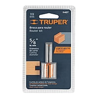 Broca para router, recta 2 filos, 5/8' - BROU-R2-5/8 / 11457 Broca para router, recta 2 filos, 5/8' - BROU-R2-5/8 / 11457
