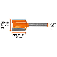 Broca para router, recta 2 filos, 5/8' - BROU-R2-5/8 / 11457 Broca para router, recta 2 filos, 5/8' - BROU-R2-5/8 / 11457