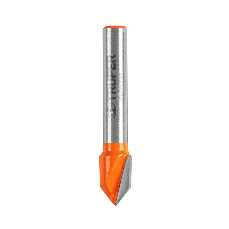 Broca para router, corte en 'V', 3/8' - BROU-V3/8 / 11465 Broca para router, corte en 'V', 3/8' - BROU-V3/8 / 11465