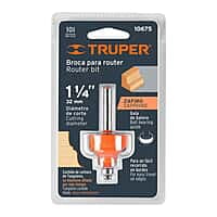 Broca para router, zafiro, 1-1/4', con balero - BROU-Z1-1/4X / 10675