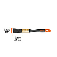 Brocha profesional, mango de plástico, 1/2', Truper Expert - BRT-1/2X / 17849