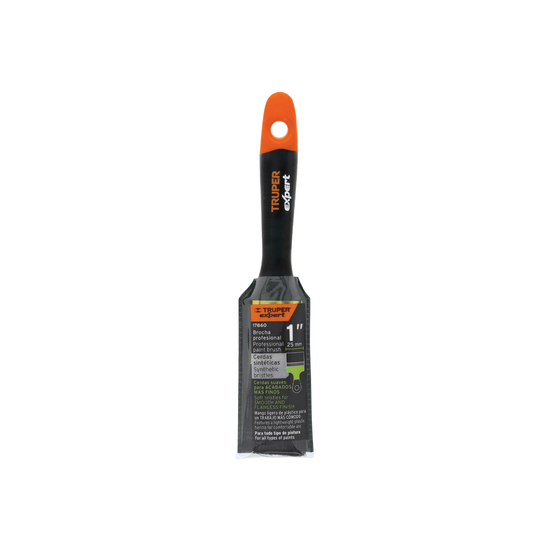 Brocha profesional, mango de plástico, 1', Truper Expert - BRT-1X / 17860 Brocha profesional, mango de plástico, 1', Truper Expert - BRT-1X / 17860