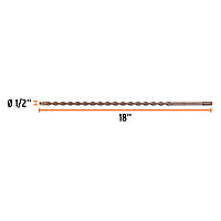Broca SDS Plus 1/2 x 18' - BS-1/2X18 / 11282 Broca SDS Plus 1/2 x 18' - BS-1/2X18 / 11282
