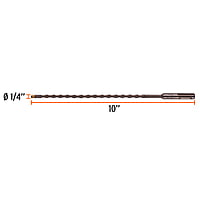 Broca SDS Plus 1/4 x 10' - BS-1/4X10 / 11266 Broca SDS Plus 1/4 x 10' - BS-1/4X10 / 11266