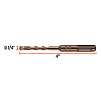 Broca SDS Plus 1/4 x 4' - BS-1/4X4 / 11263 Broca SDS Plus 1/4 x 4' - BS-1/4X4 / 11263