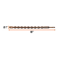 Broca SDS Plus 1 x 18' - BS-1X18 / 11290 Broca SDS Plus 1 x 18' - BS-1X18 / 11290