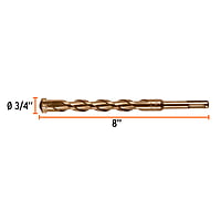 Broca SDS Plus 3/4 x 8' - BS-3/4X8 / 11286 Broca SDS Plus 3/4 x 8' - BS-3/4X8 / 11286