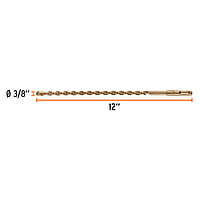 Broca SDS Plus 3/8 x 12' - BS-3/8X12 / 11275 Broca SDS Plus 3/8 x 12' - BS-3/8X12 / 11275