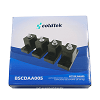 Base de Caucho Antivibración, Condensadora kit 4 pzs - BSCDAA005 Base de Caucho Antivibración, Condensadora kit 4 pzs - BSCDAA005