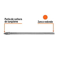 Broca para vidrio y azulejo, 1/8' - BVI-1/8 / 11700 Broca para vidrio y azulejo, 1/8' - BVI-1/8 / 11700