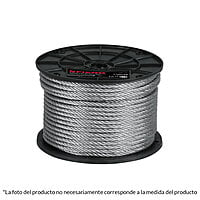 Metro de cable flexible 1/8' de acero 7x19 hilos, 300 m - CAB-1/8F3 / 48801