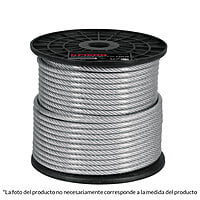 Metro cable flexible 1/8' acero 7x19 recubierto PVC, 75 m - CAB-1/8FX / 44225 Metro cable flexible 1/8' acero 7x19 recubierto PVC, 75 m - CAB-1/8FX / 44225