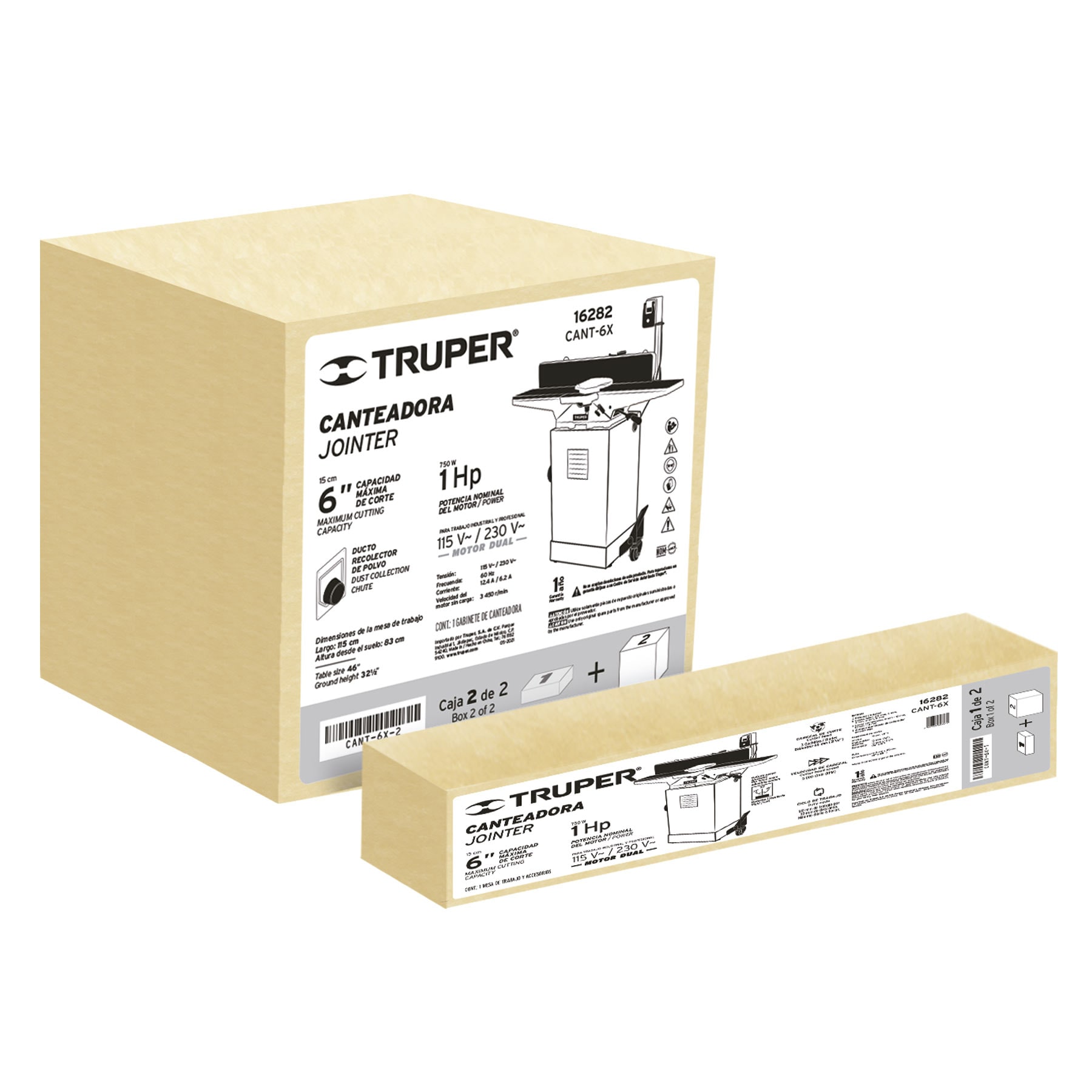 CANT-6X-2 Canteadora de 6', 1 HP Truper CANT-6X-2 Canteadora de 6', 1 HP Truper