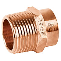 Conector de cobre, rosca exterior 3/4' - CC-612 / 49654 Conector de cobre, rosca exterior 3/4' - CC-612 / 49654