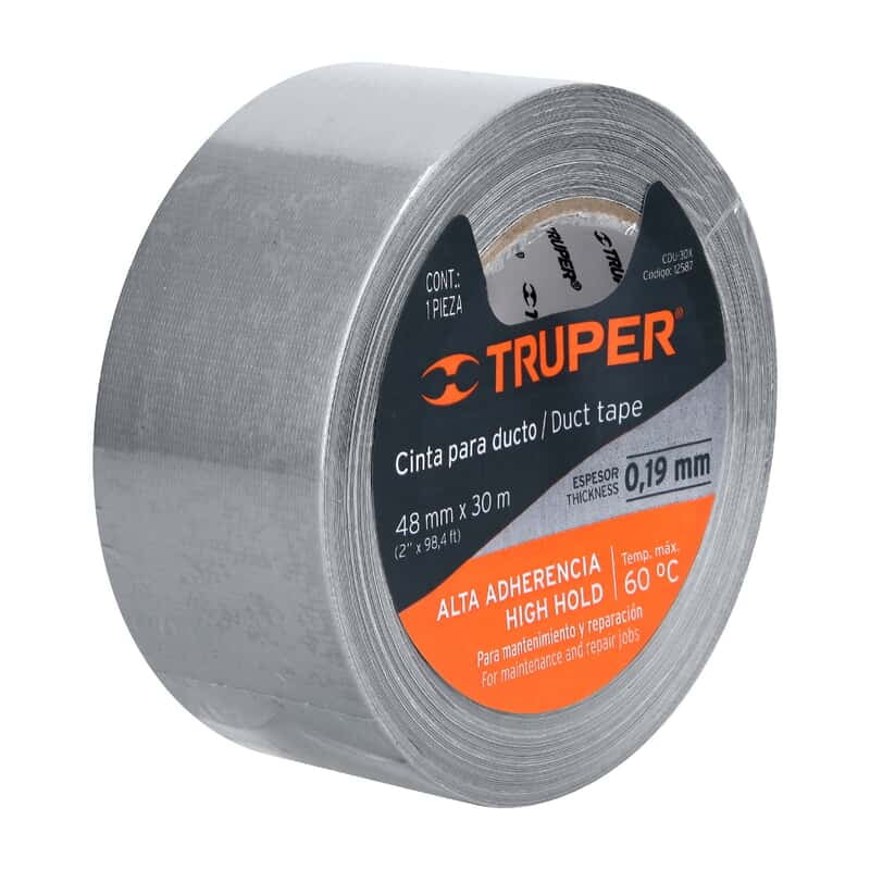 Cinta para ducto, 30 m, resistente a altas temperaturas - CDU-30X / 12587 Cinta para ducto, 30 m, resistente a altas temperaturas - CDU-30X / 12587