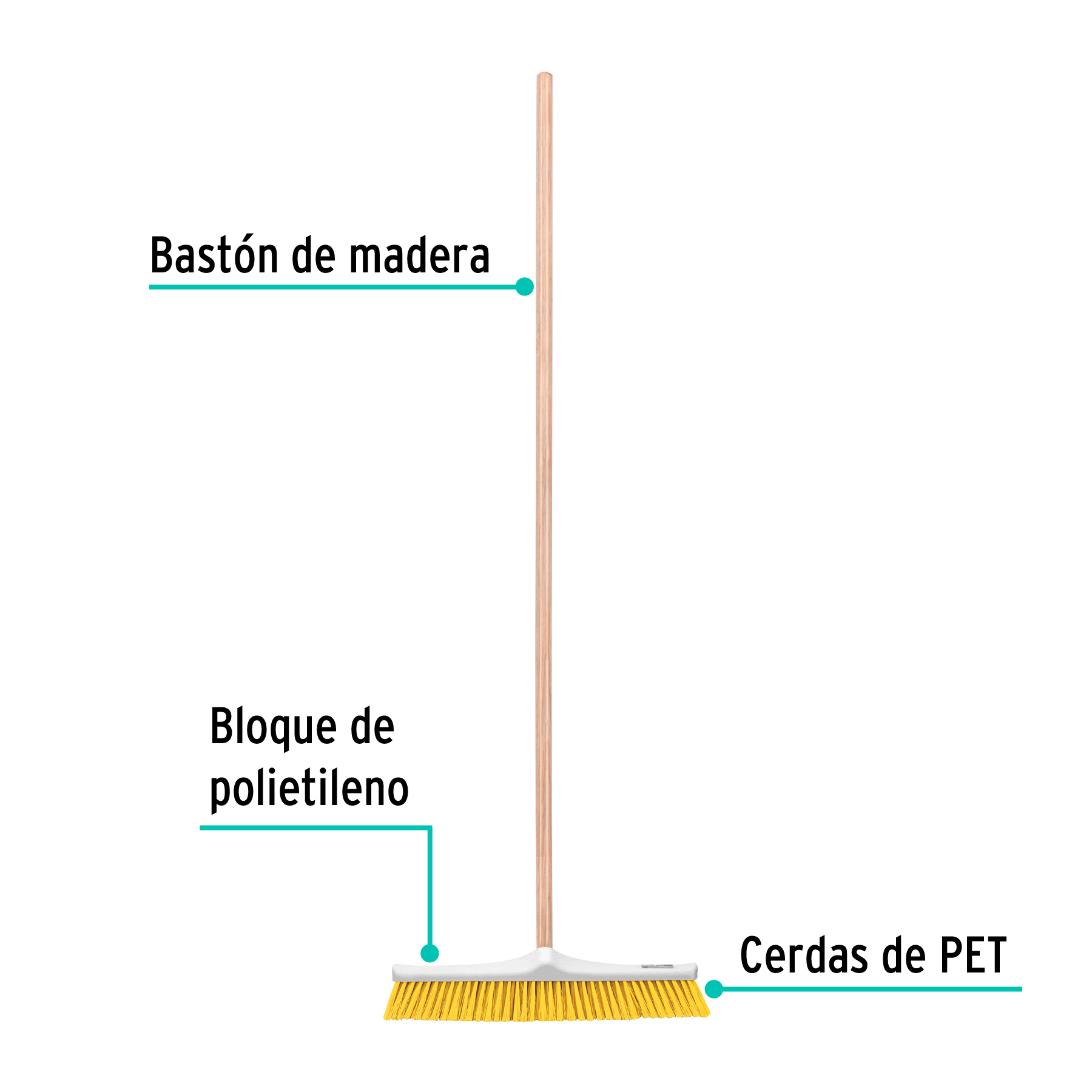 Cepillo industrial, cerda suave, 59 cm - CEPI-60 / 57037 Cepillo industrial, cerda suave, 59 cm - CEPI-60 / 57037