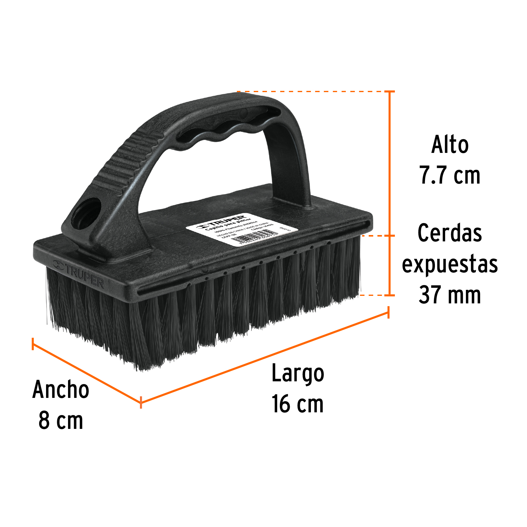 Cepillo para pintor, semi-rígido, cerda sintética - CEPP-55 / 14496