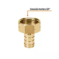 Conector 1/2" hembra de aluminio, Truper - CF-1/2A / 101154 Conector 1/2" hembra de aluminio, Truper - CF-1/2A / 101154