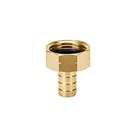 Conector sencillo 1/2', hembra, de latón maquinado - CF-1/2B / 12700 Conector sencillo 1/2', hembra, de latón maquinado - CF-1/2B / 12700