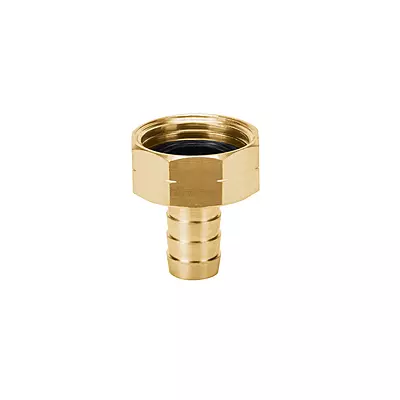 Conector sencillo 1/2', hembra, de latón maquinado - CF-1/2B / 12700