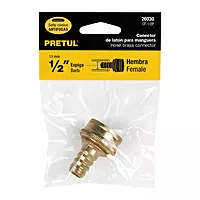 Conector sencillo 1/2', hembra, Pretul - CF-1/2P / 26030