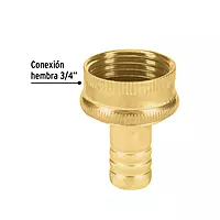 Conector sencillo 1/2', hembra, Pretul - CF-1/2P / 26030