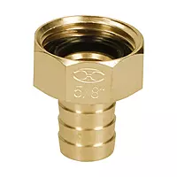 Conexión de laton hembra de 5/8' para manguera, blister - CF-5/8B / 12288 Conexión de laton hembra de 5/8' para manguera, blister - CF-5/8B / 12288