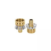 Juego de conectores 1/2" macho/hembra tipo garra de aluminio - CFM-1/2AG / 102084 Juego de conectores 1/2" macho/hembra tipo garra de aluminio - CFM-1/2AG / 102084