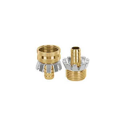 Juego de conectores 1/2" macho/hembra tipo garra de aluminio - CFM-1/2AG / 102084