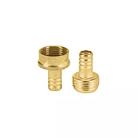 Conectores macho y hembra 1/2', de latón Pretul - CFM-1/2P / 26032 Conectores macho y hembra 1/2', de latón Pretul - CFM-1/2P / 26032