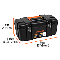 Caja para herramienta, plástica de 20', industrial - CHP-20X / 10380