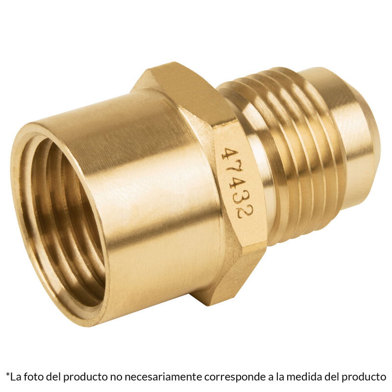 Niple campana de latón, 1/2' X 3/8' - CLG-494 / 47431 Niple campana de latón, 1/2' X 3/8' - CLG-494 / 47431