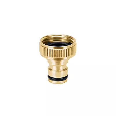 Conector 3/4' rápido hembra de latón, sistema click, Truper 101596