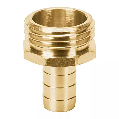 Conector sencillo 1/2', macho, de latón maquinado - CM-1/2B / 12702
