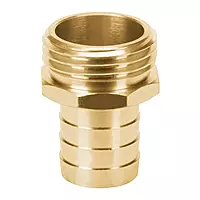 Conexión de laton macho de 3/4' para manguera, blister - CM-3/4B / 12287 Conexión de laton macho de 3/4' para manguera, blister - CM-3/4B / 12287