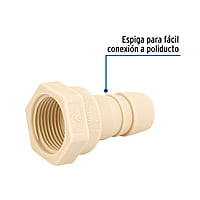 Adaptador inserción rosca interior, 3/4' x 3/4' - CM-602 / 48581 Adaptador inserción rosca interior, 3/4' x 3/4' - CM-602 / 48581