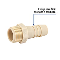 Adaptador inserción rosca exterior, 3/4' x 3/4' - CM-613 / 48575 Adaptador inserción rosca exterior, 3/4' x 3/4' - CM-613 / 48575