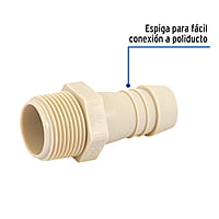 Adaptador inserción rosca exterior, 1'x 1' - CM-614 / 48576 Adaptador inserción rosca exterior, 1'x 1' - CM-614 / 48576
