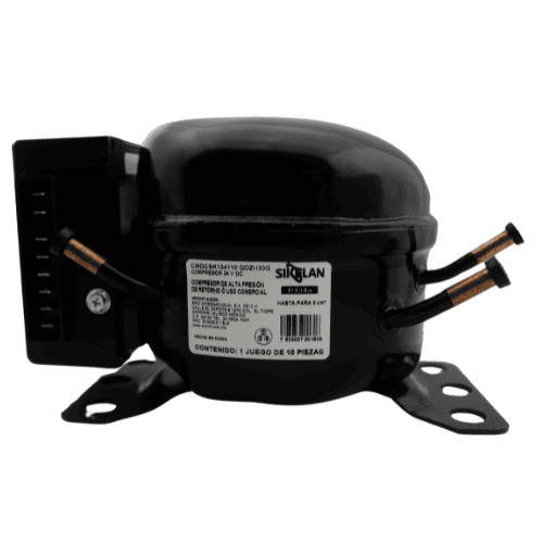 Compresor Sikelan MODELO MD-GQR12KD, 3/4 HP, R404A, 110-120V/60Hz CMR404AAP034
