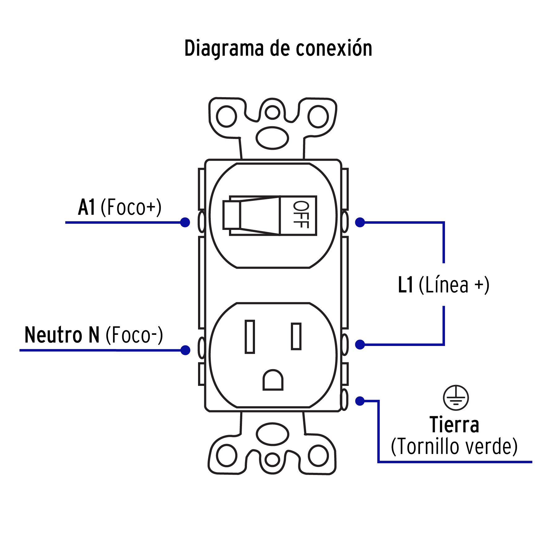 Interruptor de palanca con contacto, Standard, marfil - COAP-S / 46001 Interruptor de palanca con contacto, Standard, marfil - COAP-S / 46001
