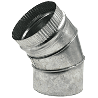 Codo 45 Para Ducto Calibre 26 Diametro 6 Pulgadas - COD452606