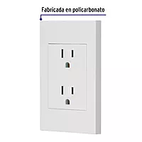 Placa armada contacto dúplex, 3 módulos, Española, blanco - CODO-EB / 47059 Placa armada contacto dúplex, 3 módulos, Española, blanco - CODO-EB / 47059